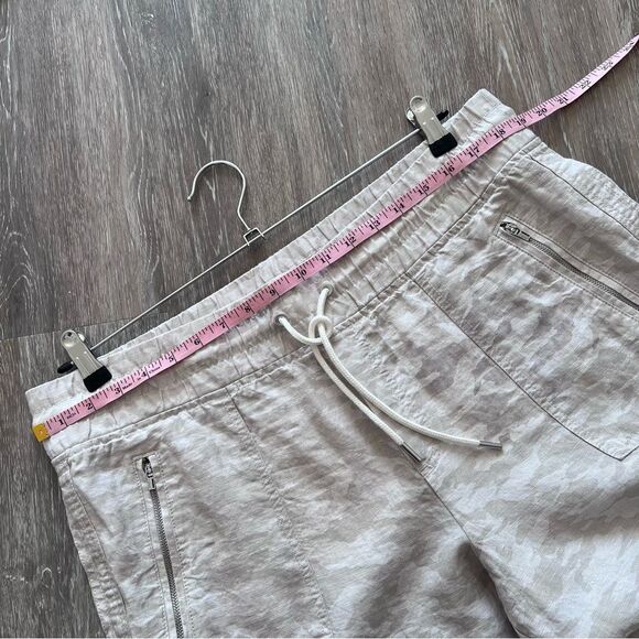 Athleta‎ Cabo tide linen joggers camo women’s size 16 - Picture 4 of 10